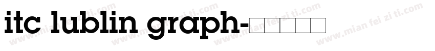 itc lublin graph字体转换